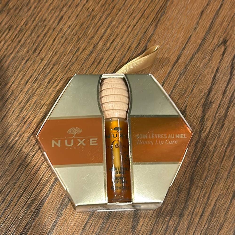 New unused in box Nuxe Honey Lip Care glossy lip balm
